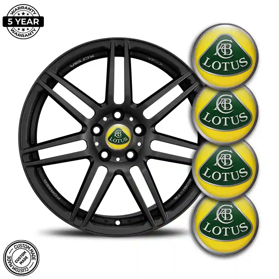 Lotus Wheel Emblems Premium Edition