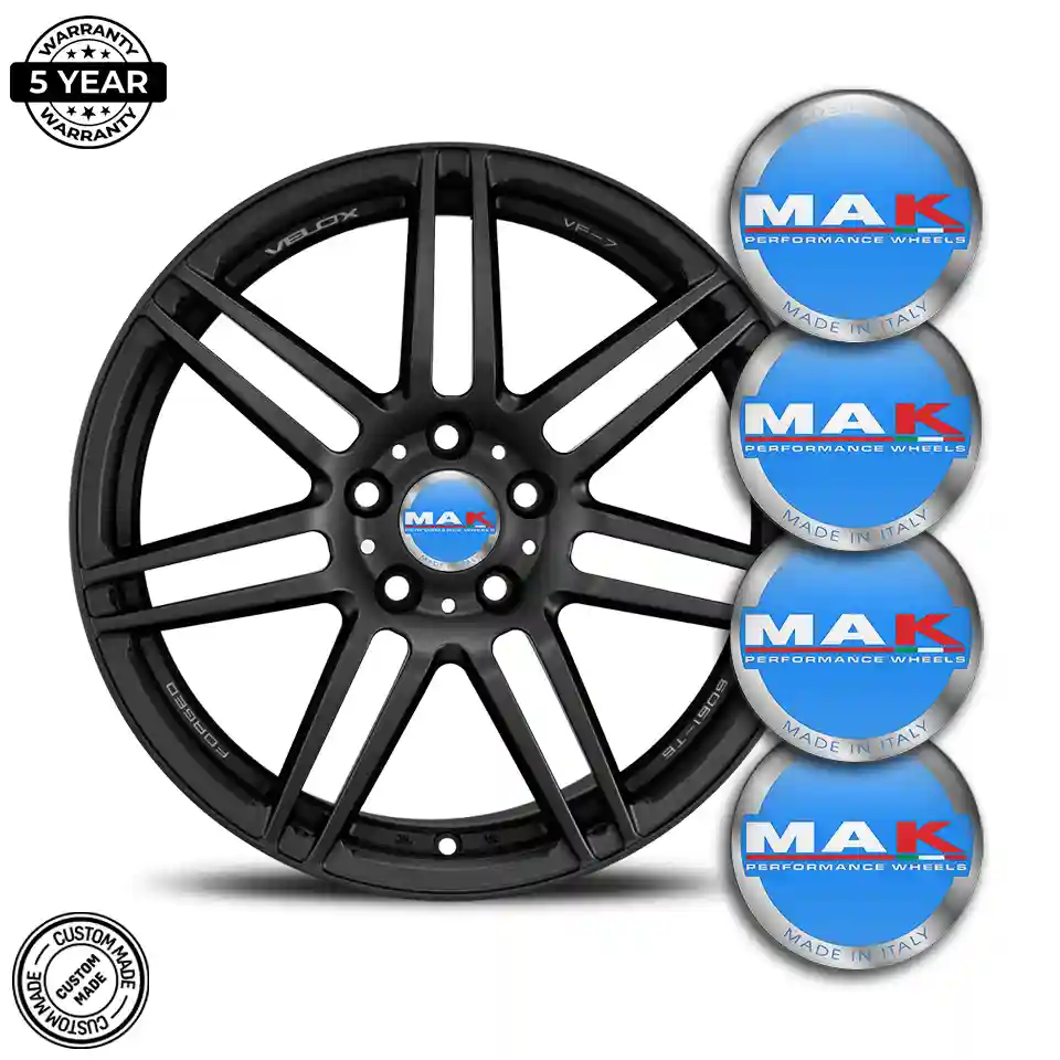 MAK Domed Emblem Sleek Style