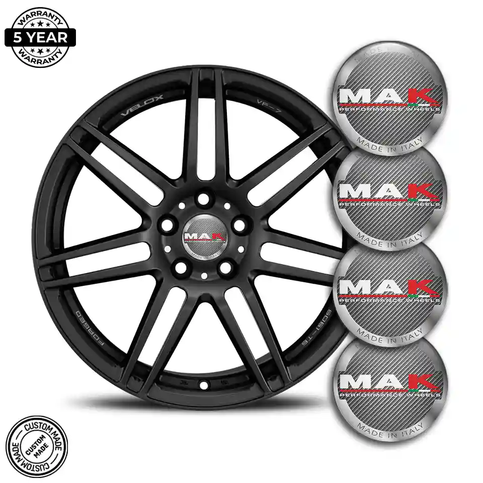 MAK Emblem Center Hup Cap Sleek Style