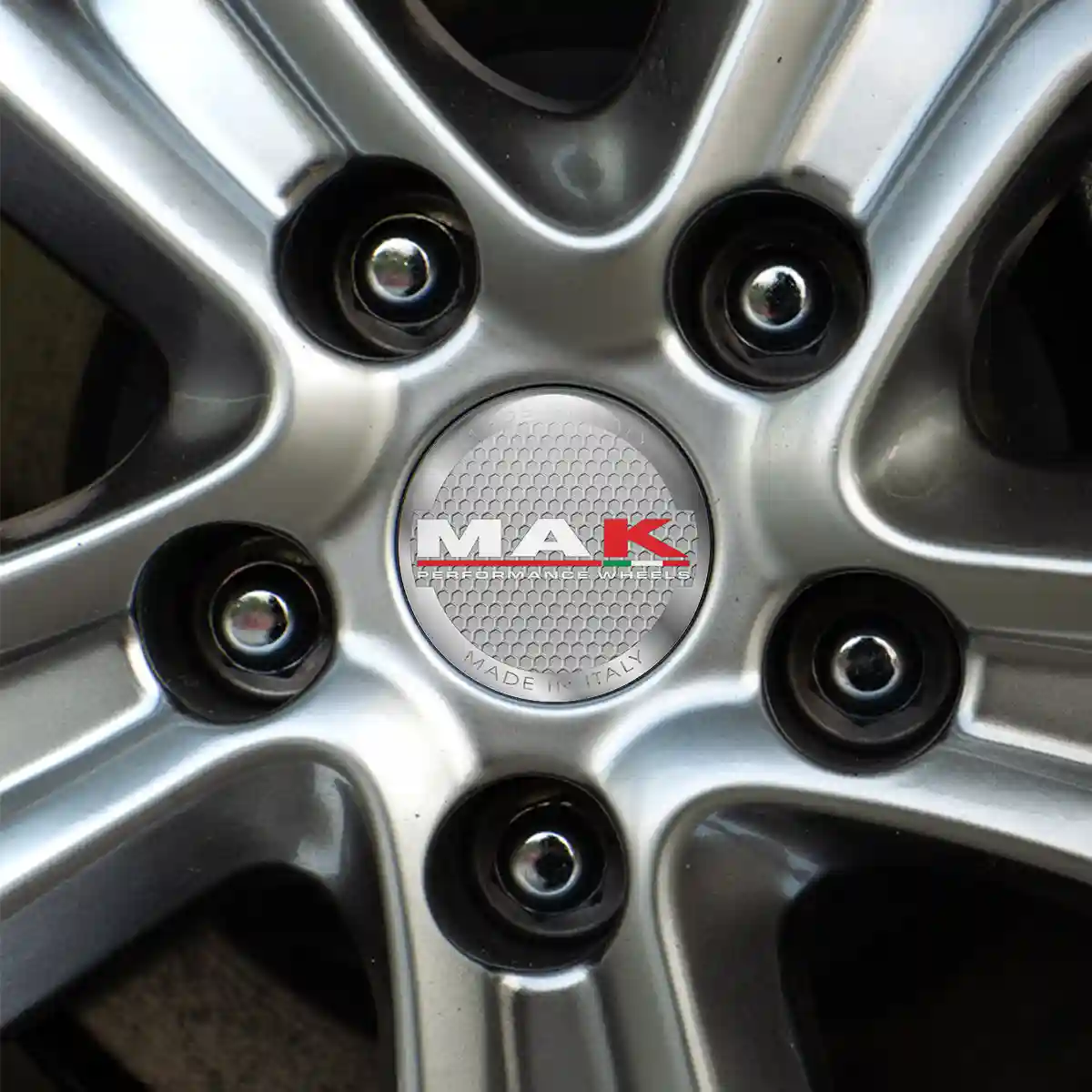 MAK Emblem Wheel Center Caps Sleek Style