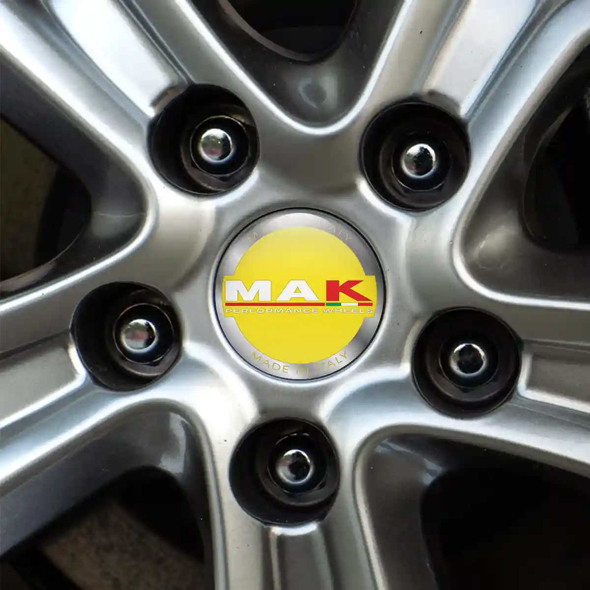 MAK Logo Silicone Sticker Sleek Style