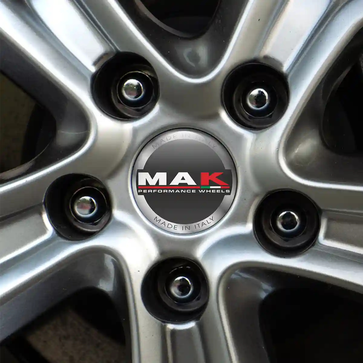 MAK Wheel Emblems Sleek Style