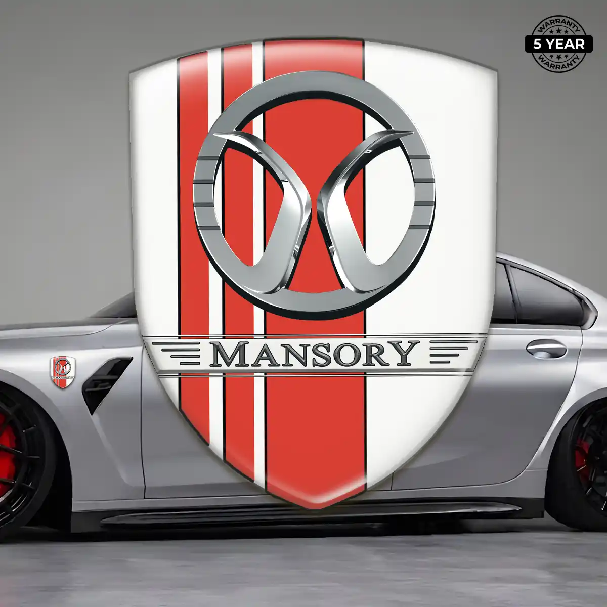 Mansory 3D Badge Sticker Interior Luxe