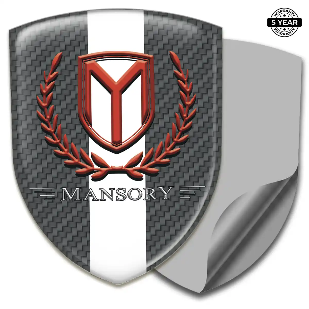 Mansory 3D Domed Sticker Elite Finish