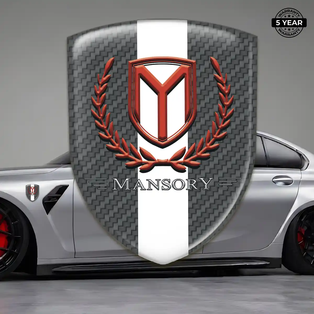 Mansory 3D Domed Sticker Elite Finish