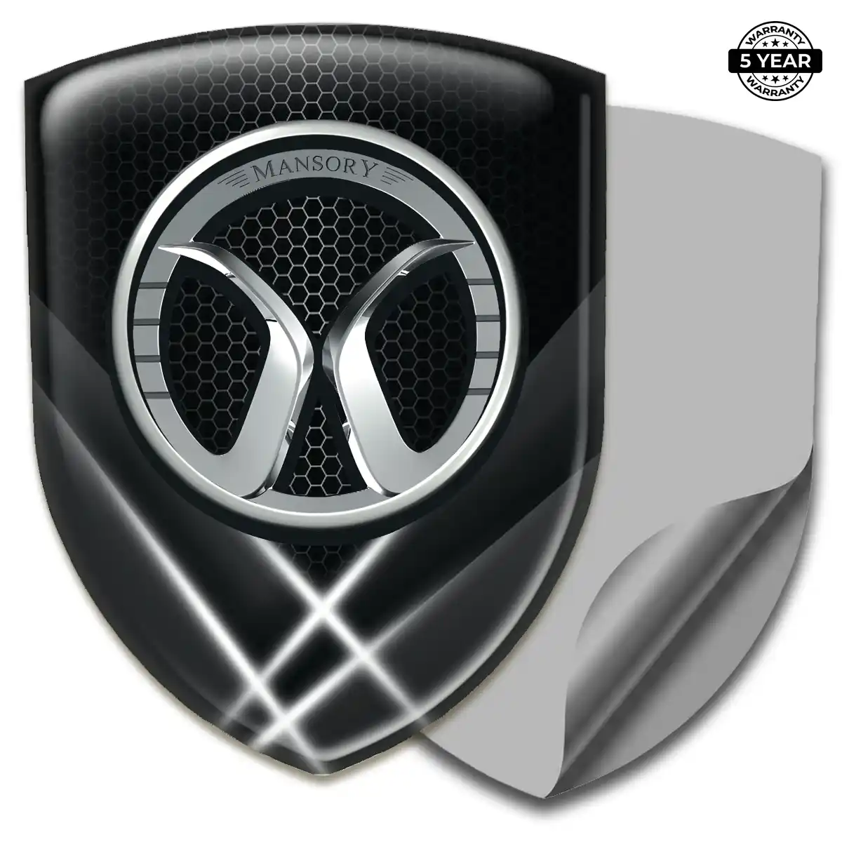 Mansory 3D Domed Sticker Sleek Style