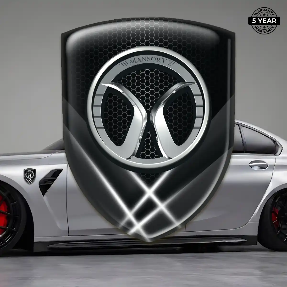 Mansory 3D Domed Sticker Sleek Style