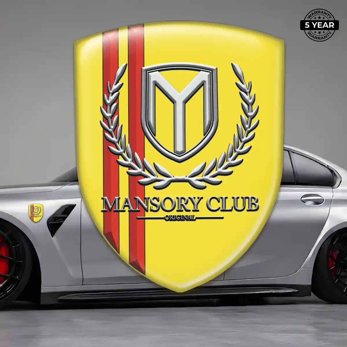Mansory 3D Emblem Sticker Elite Finish