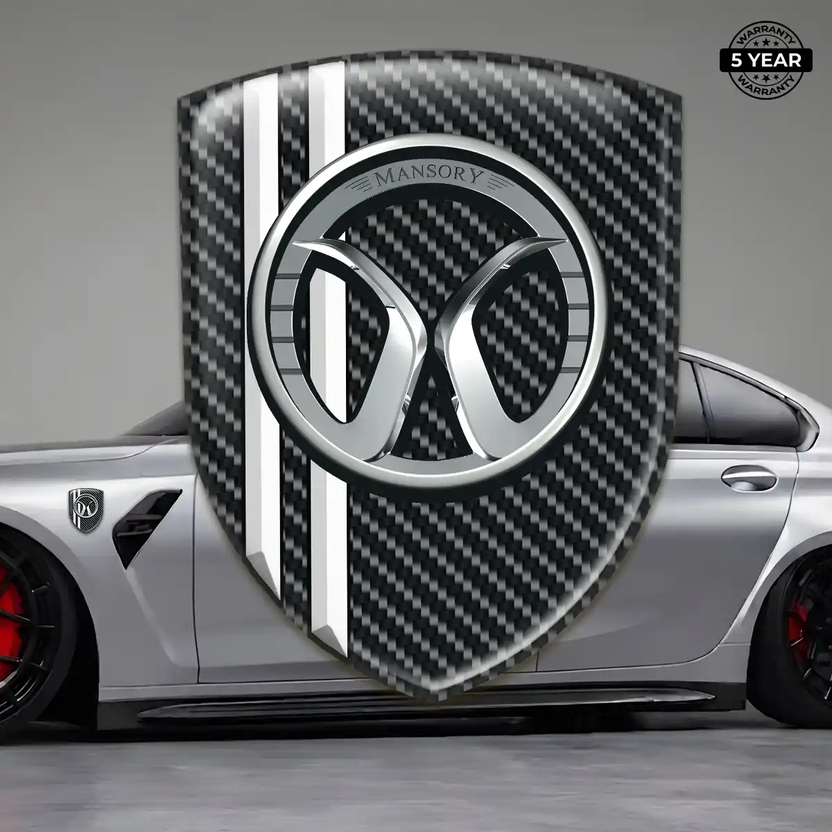 Mansory 3D Emblem Sticker Interior Luxe