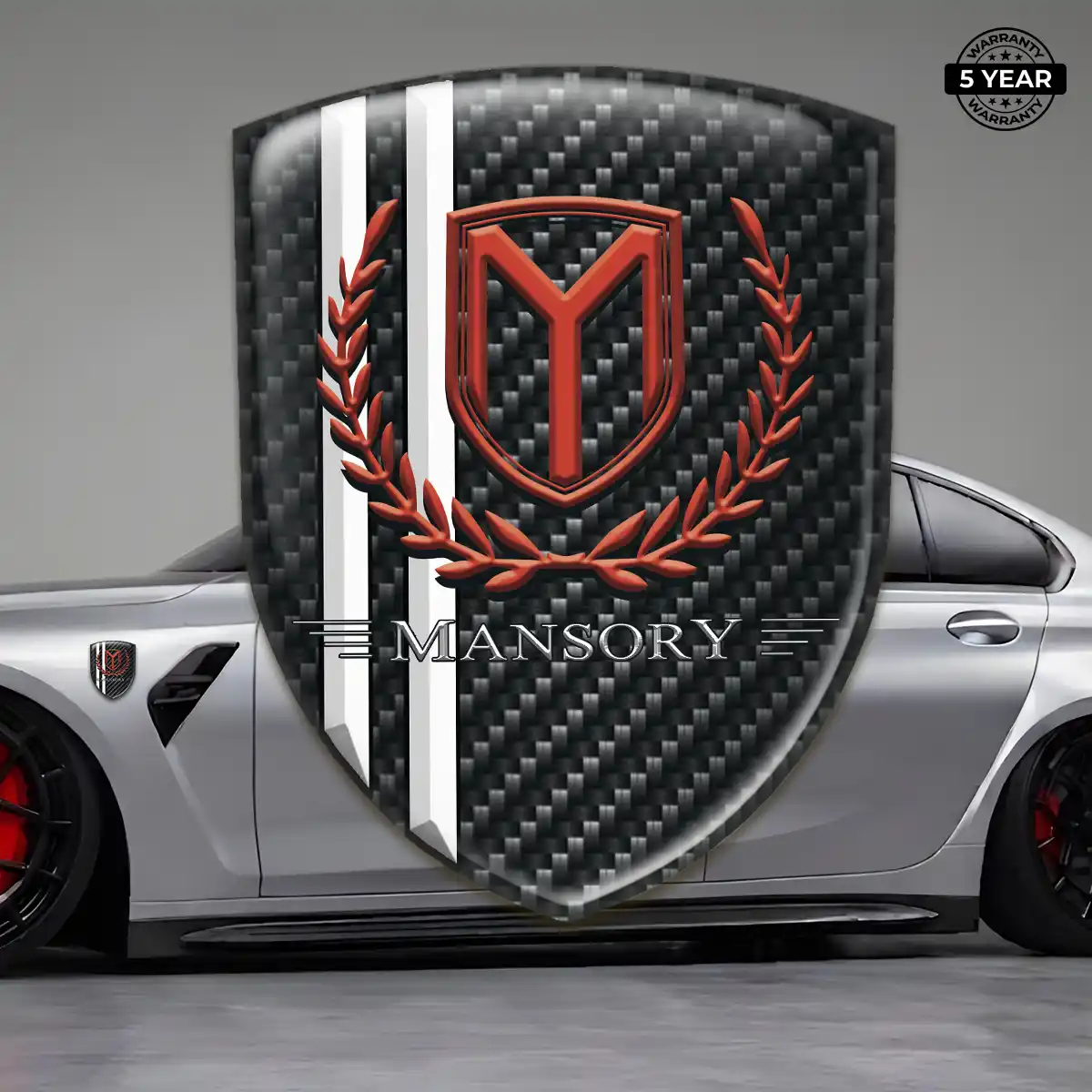 Mansory 3D Emblem Sticker Opulent Line