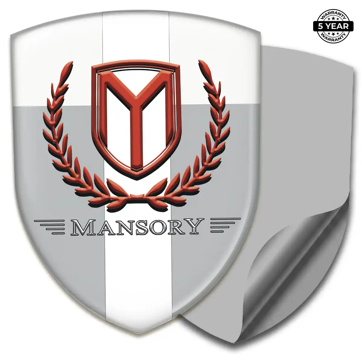 Mansory 3D Emblem Sticker Premium Dome