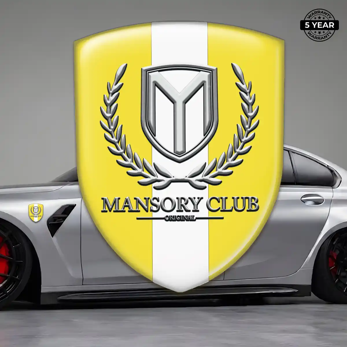 Mansory 3D Emblem Sticker Prestige Line