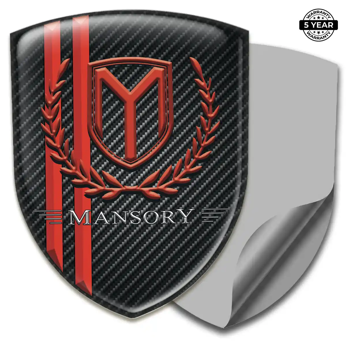 Mansory 3D Emblem Sticker Resin Elite