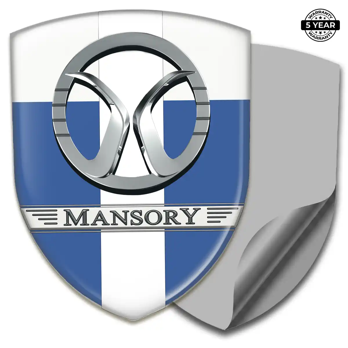 Mansory 3D Emblem Sticker Resin Luxe