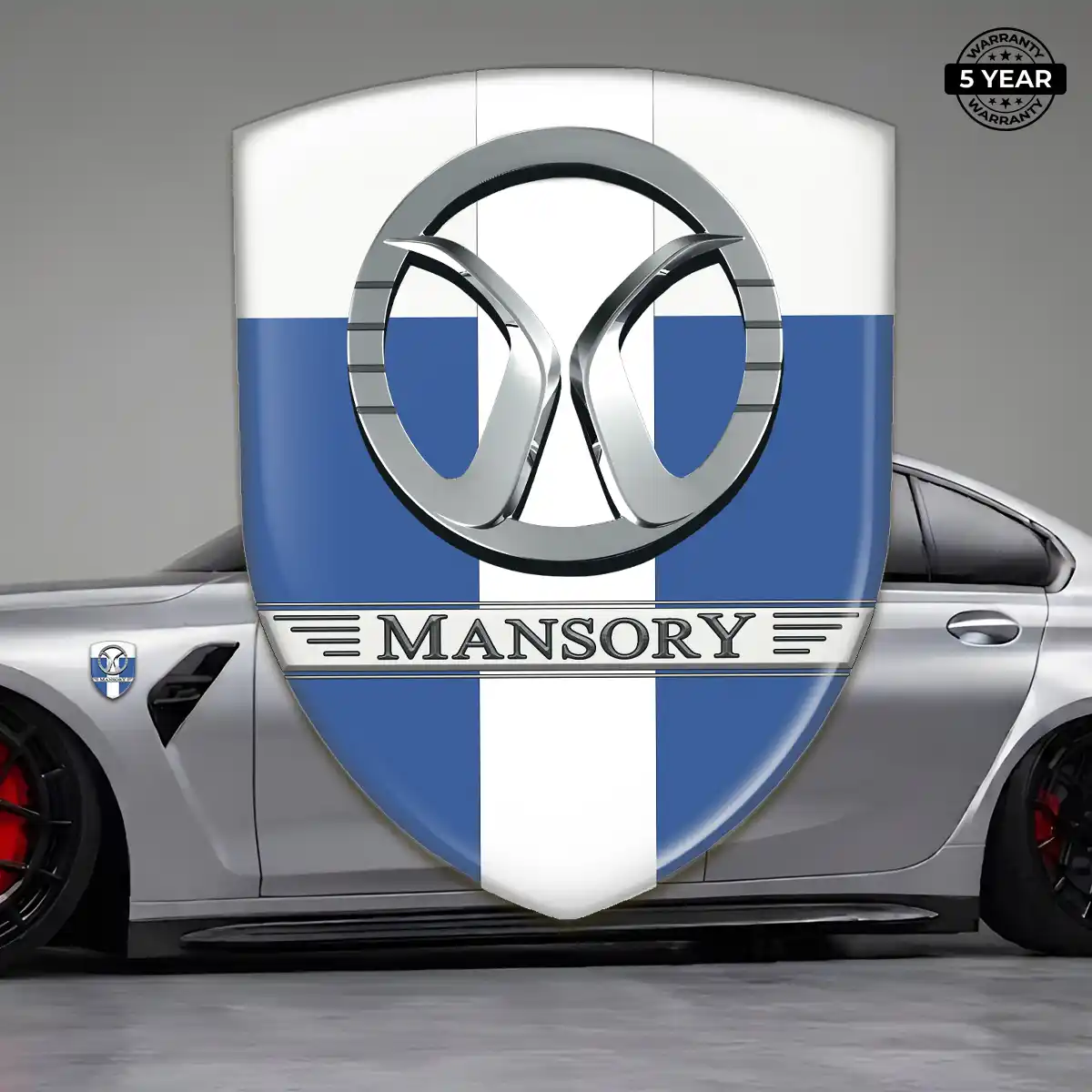 Mansory 3D Emblem Sticker Resin Luxe
