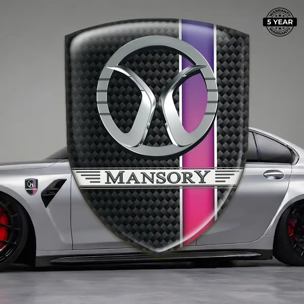 Mansory 3D Emblem Sticker Signature Grade