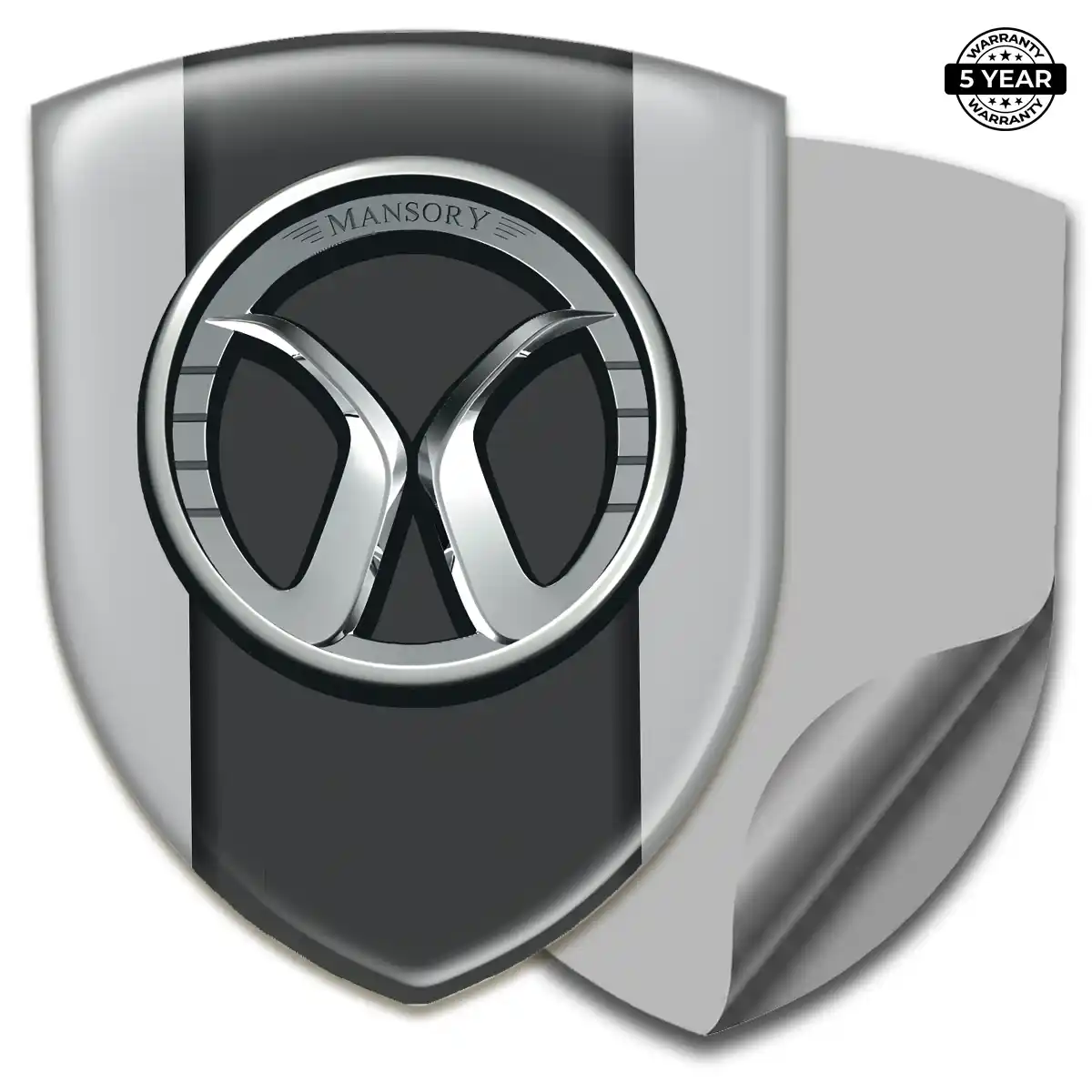 Mansory 3D Emblem Sticker Sleek Style