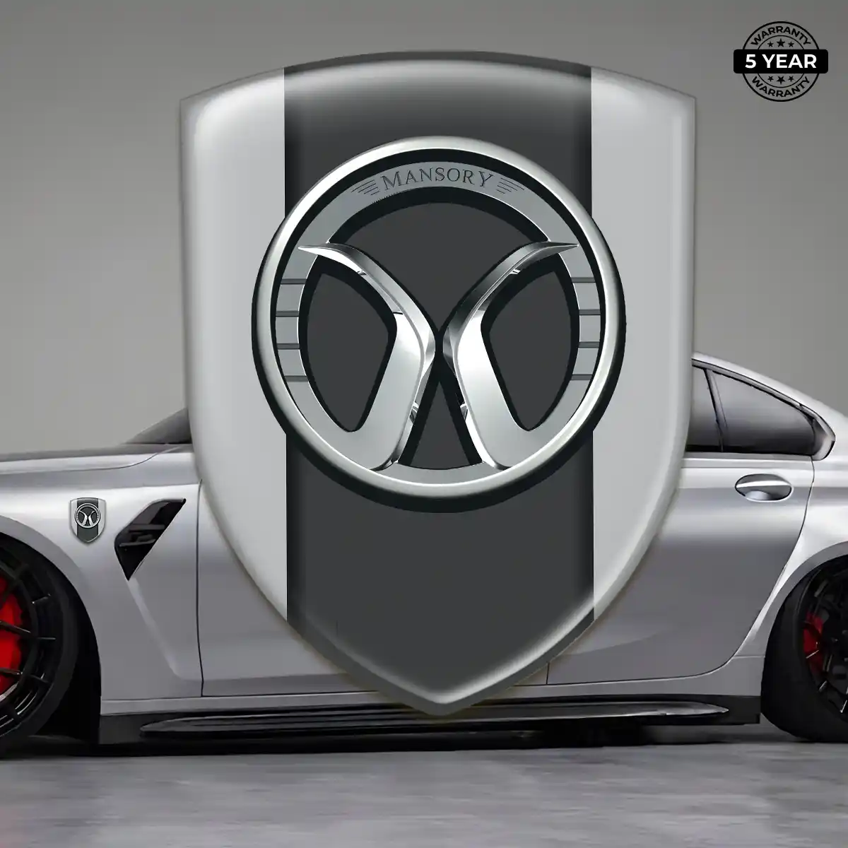 Mansory 3D Emblem Sticker Sleek Style