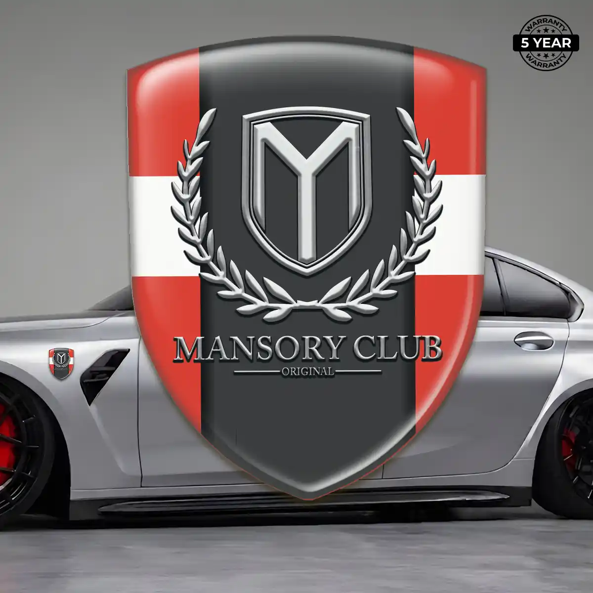 Mansory 3D Logo Sticker Elite Finish