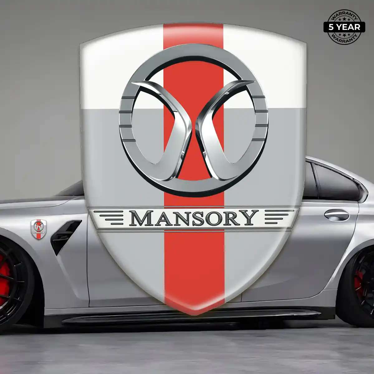 Mansory 3D Logo Sticker Interior Luxe