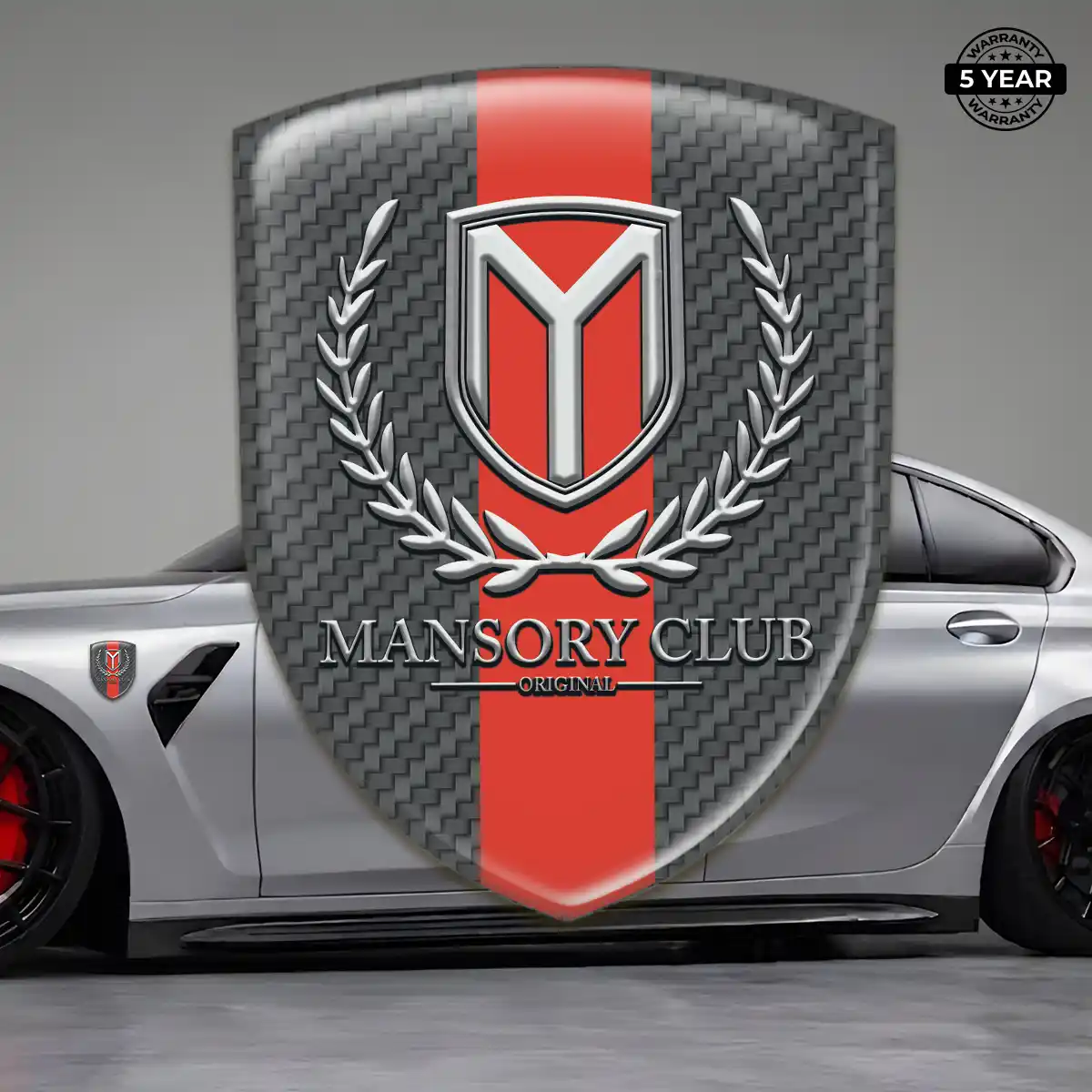 Mansory 3D Logo Sticker Prestige Line