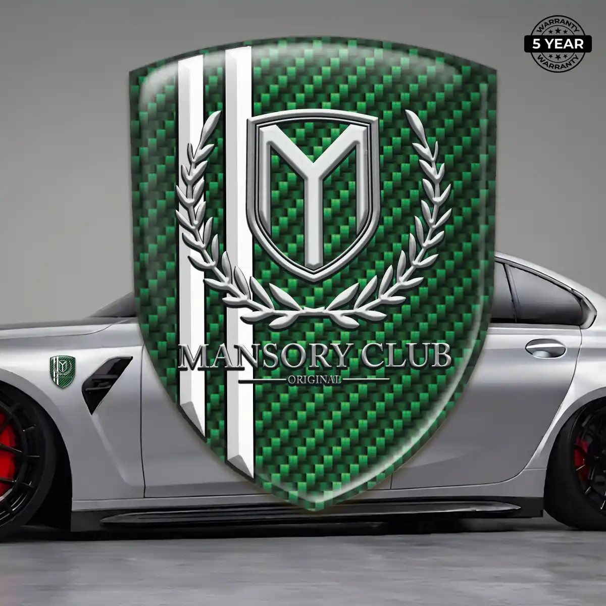 Mansory 3D Logo Sticker Resin Luxe