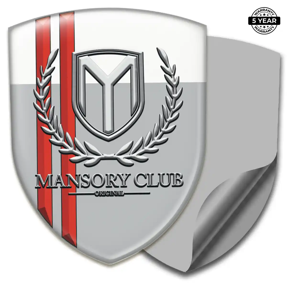 Mansory 3D Logo Sticker Sleek Style