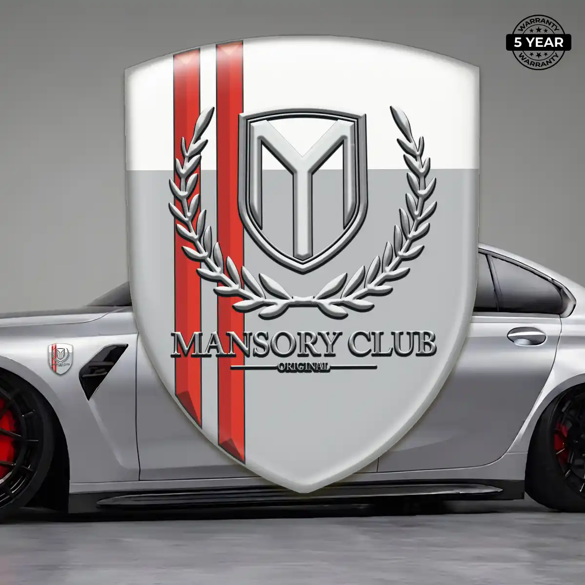 Mansory 3D Logo Sticker Sleek Style