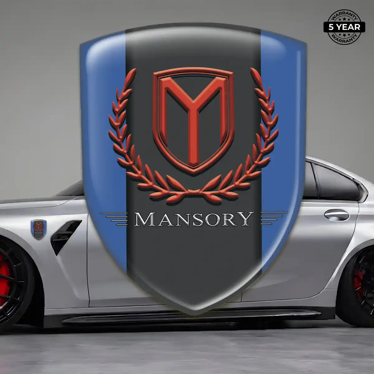 Mansory 3D Resin Sticker Sleek Style
