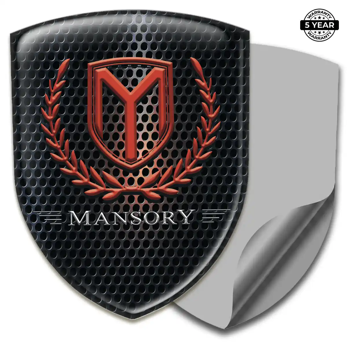 Mansory Automotive Emblem Sticker Elite Finish