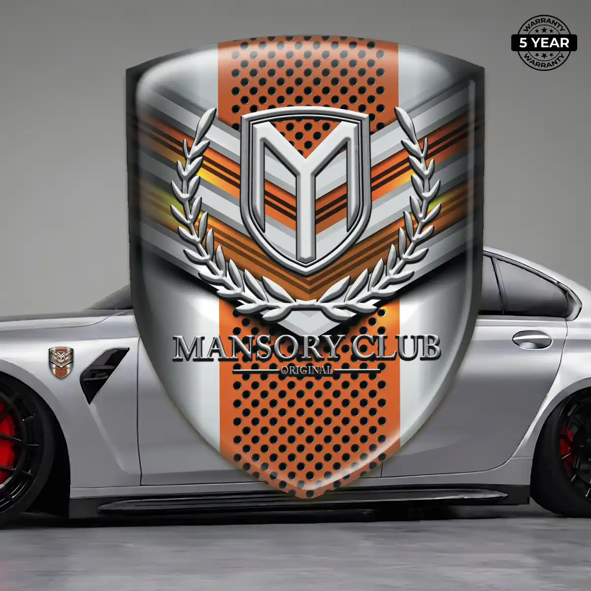 Mansory Automotive Emblem Sticker Interior Luxe