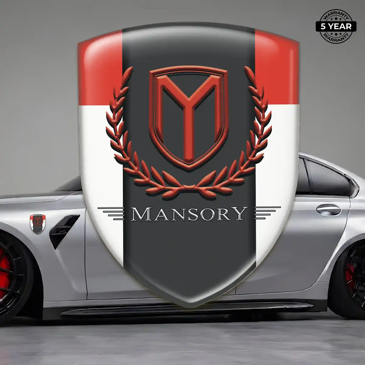 Mansory Automotive Emblem Sticker Noble Edition