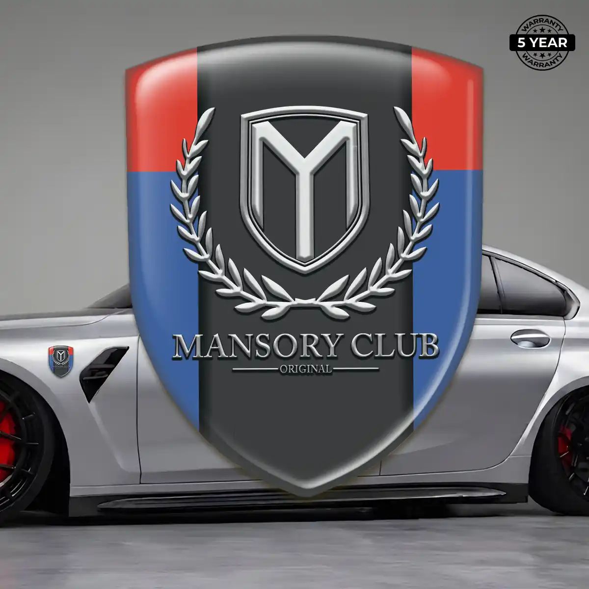 Mansory Automotive Emblem Sticker Opulent Line