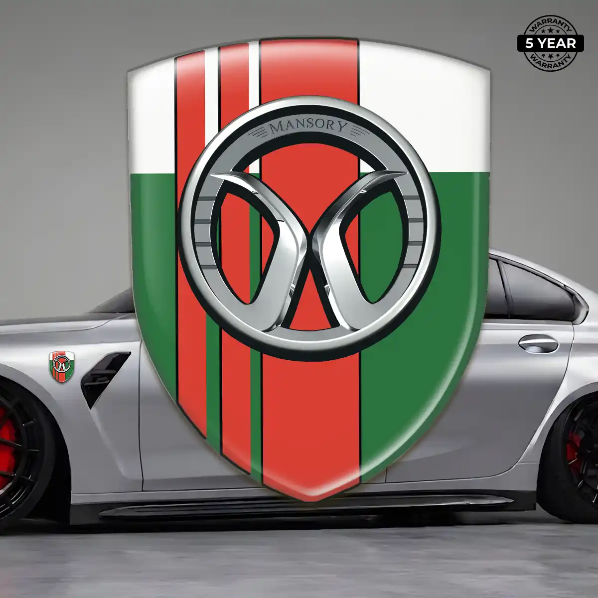 Mansory Automotive Emblem Sticker Premium Dome