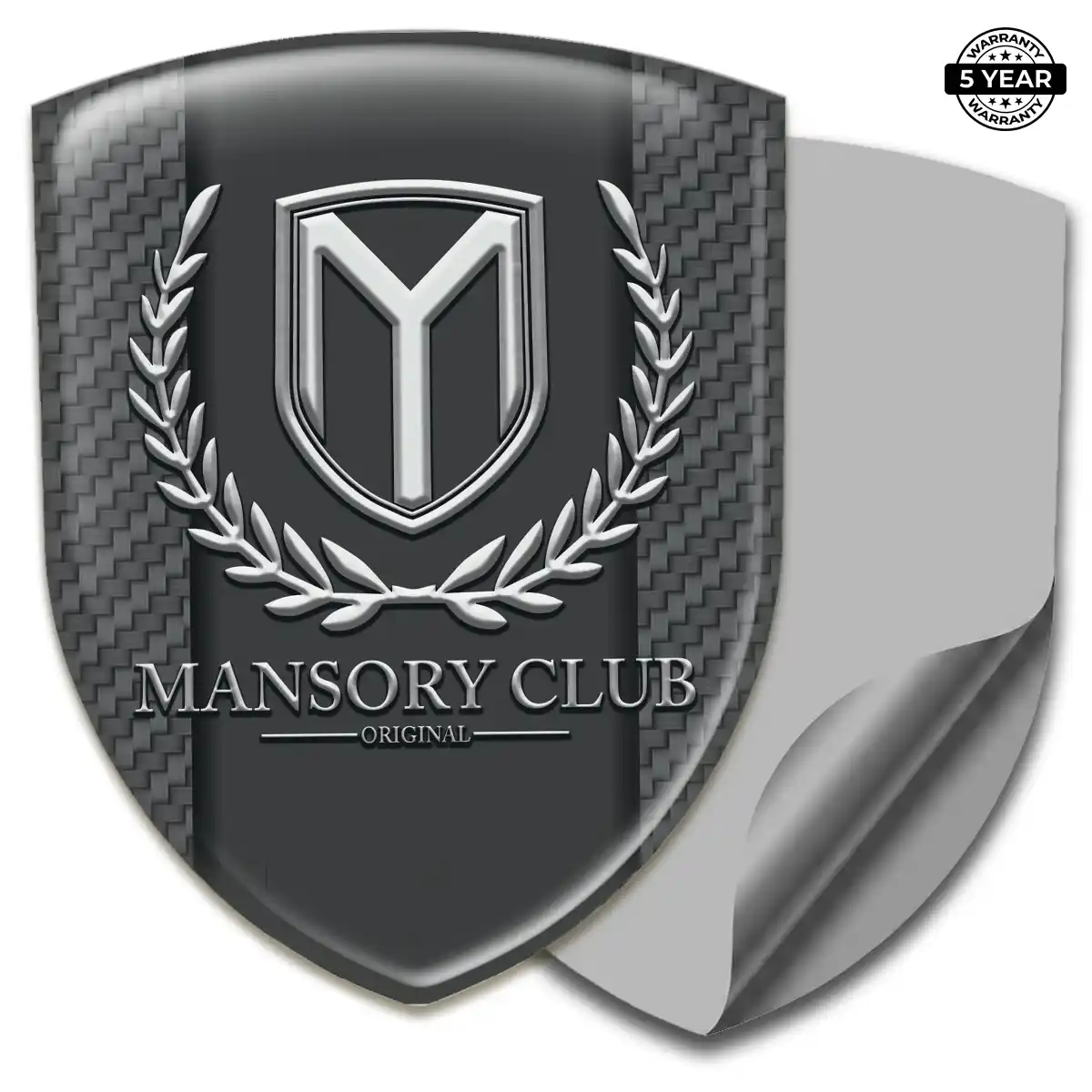 Mansory Automotive Emblem Sticker Prestige Line