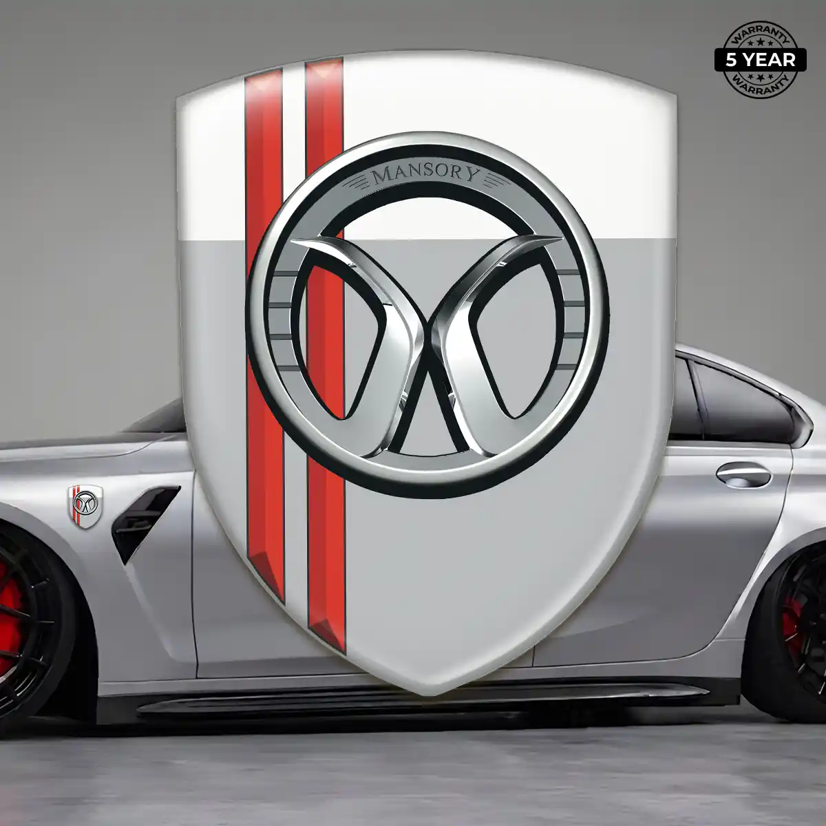 Mansory Automotive Emblem Sticker Resin Elite