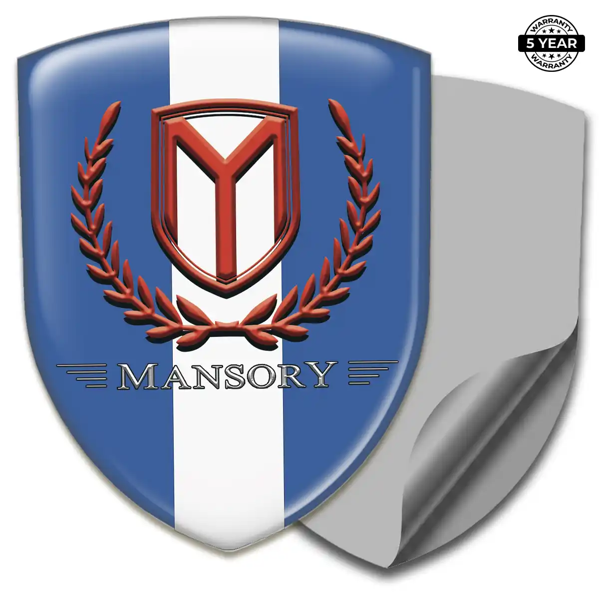 Mansory Automotive Emblem Sticker Signature Grade