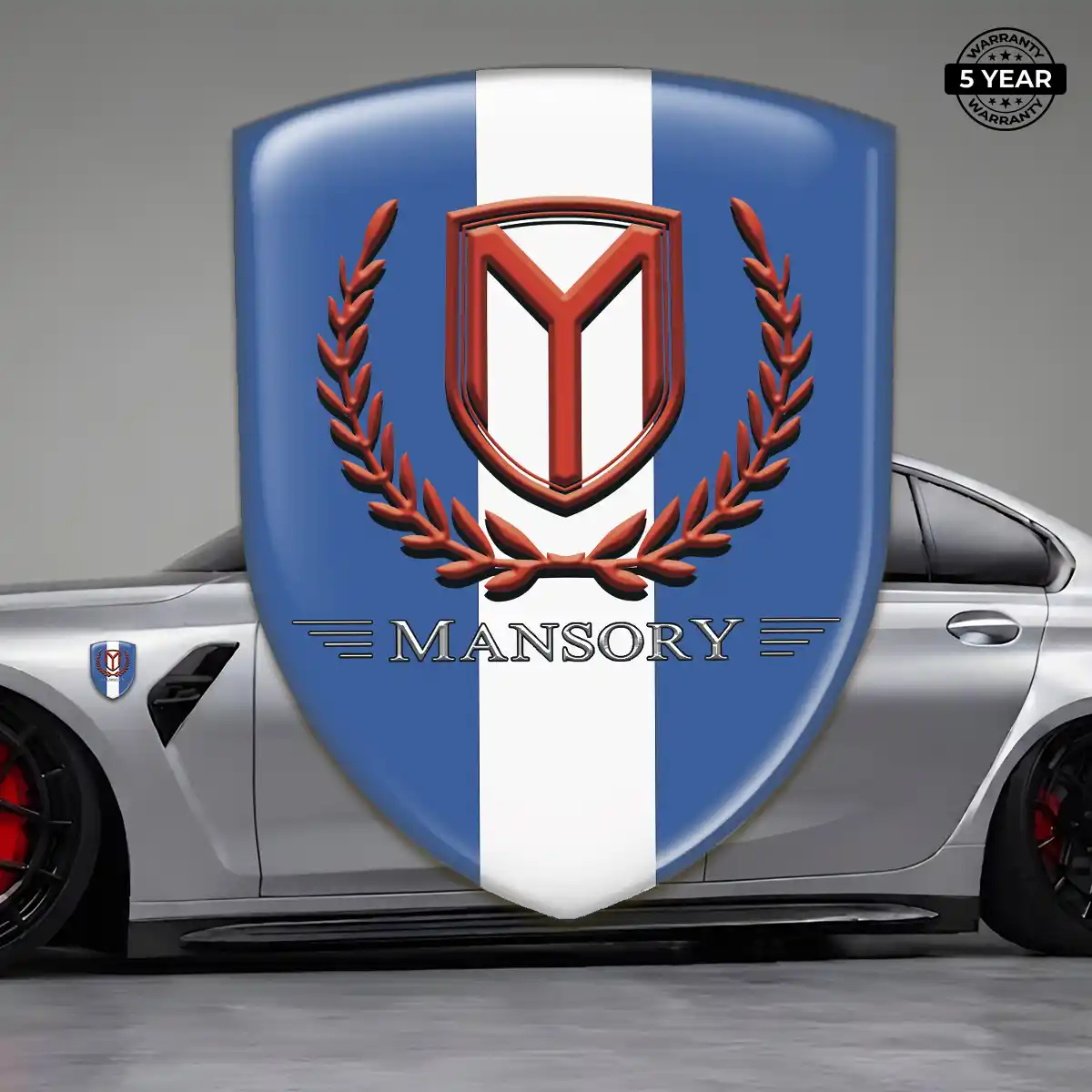 Mansory Automotive Emblem Sticker Signature Grade