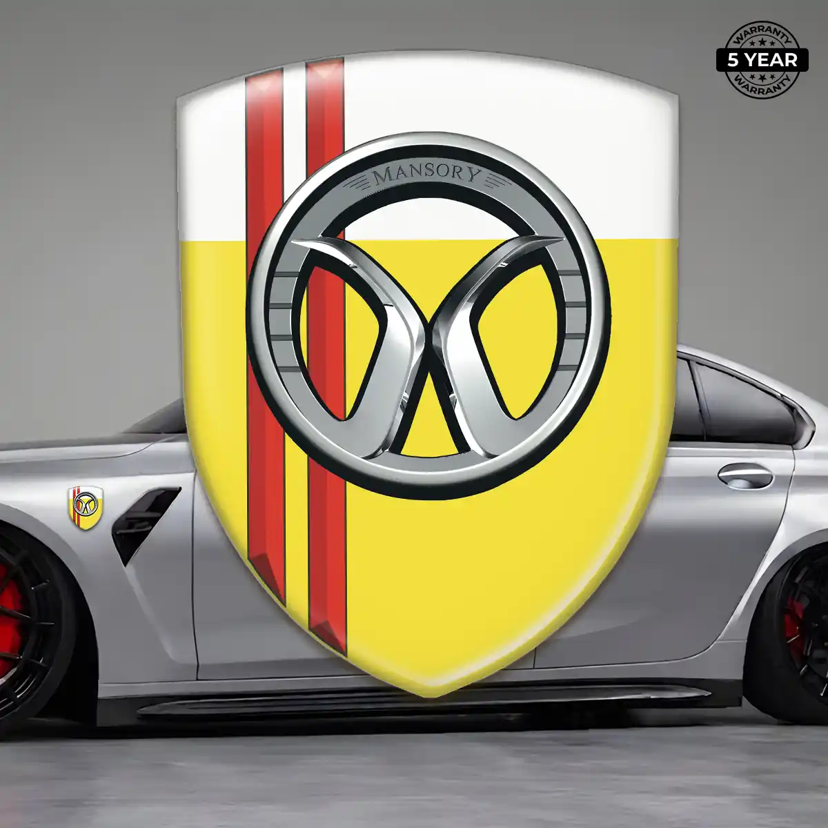 Mansory Automotive Emblem Sticker Sleek Style
