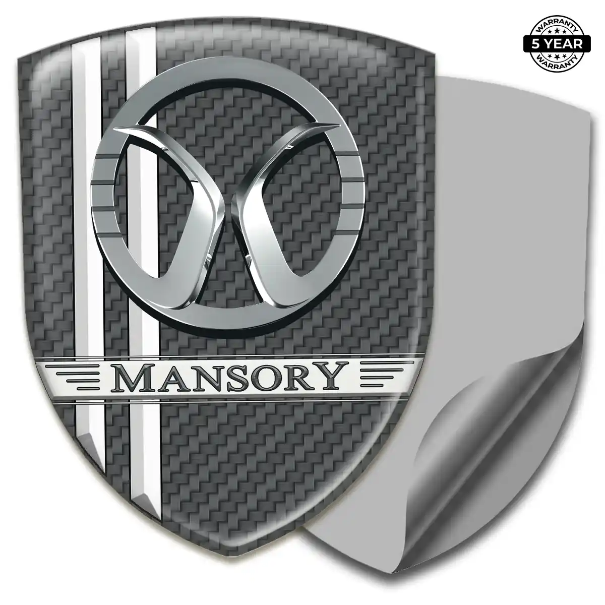 Mansory Automotive Logo Sticker Elite Finish
