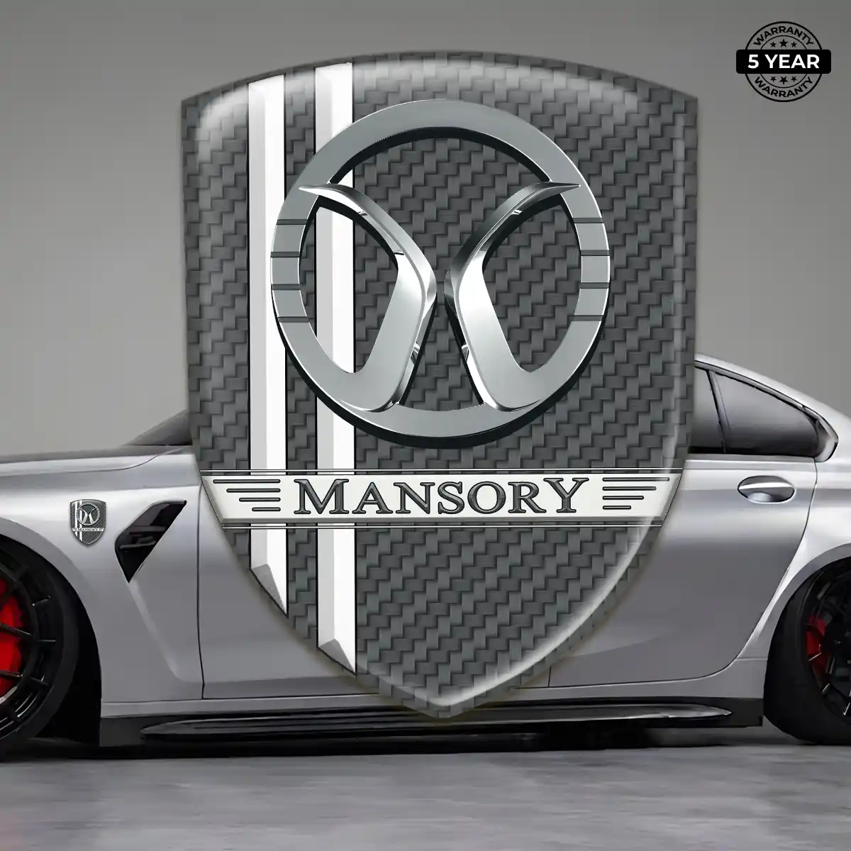 Mansory Automotive Logo Sticker Elite Finish