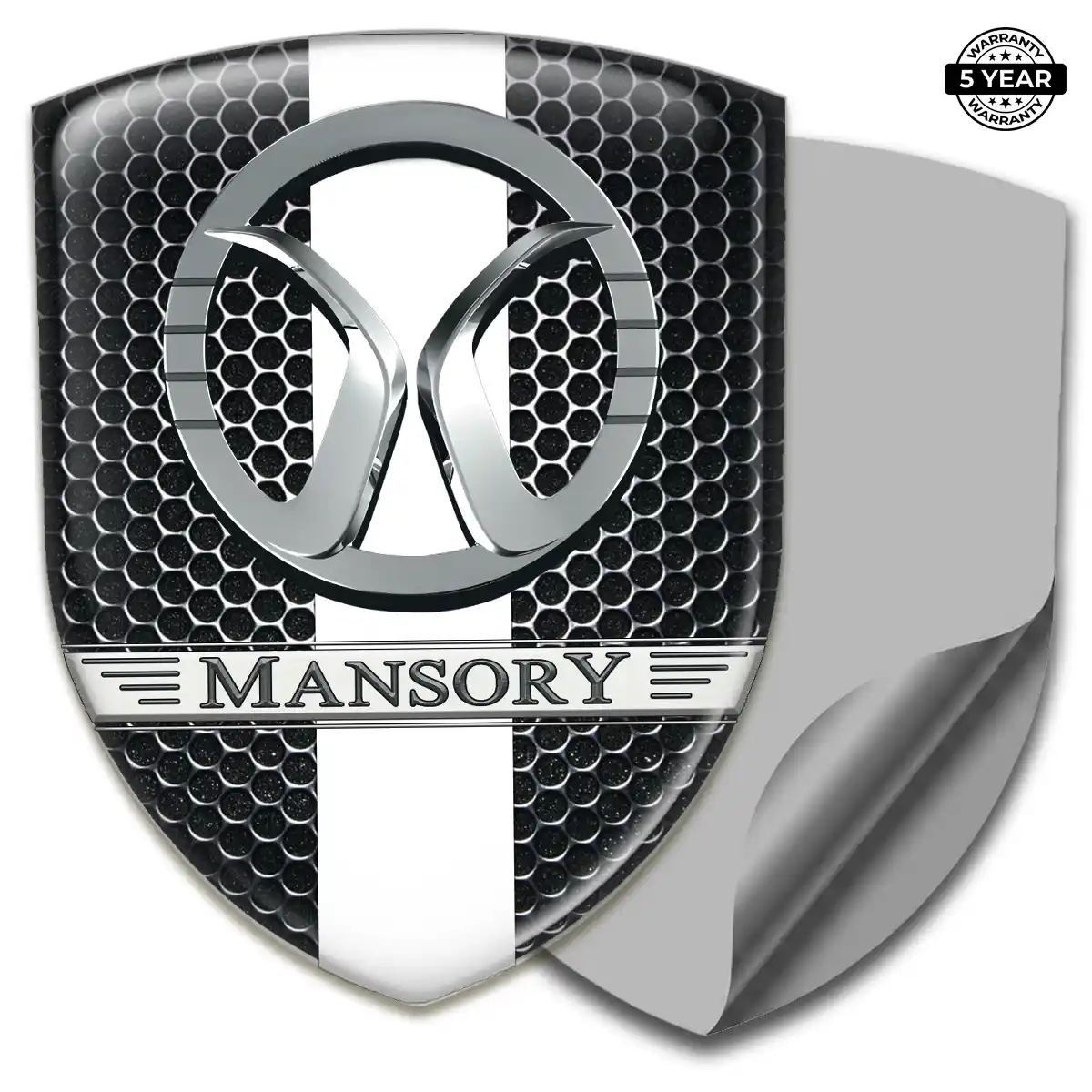 Mansory Automotive Logo Sticker Interior Luxe