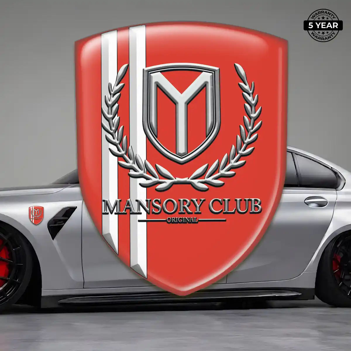 Mansory Automotive Logo Sticker Refined Design