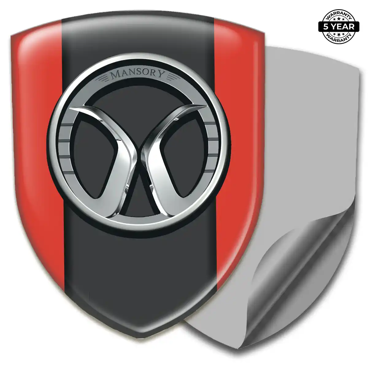 Mansory Automotive Logo Sticker Resin Elite