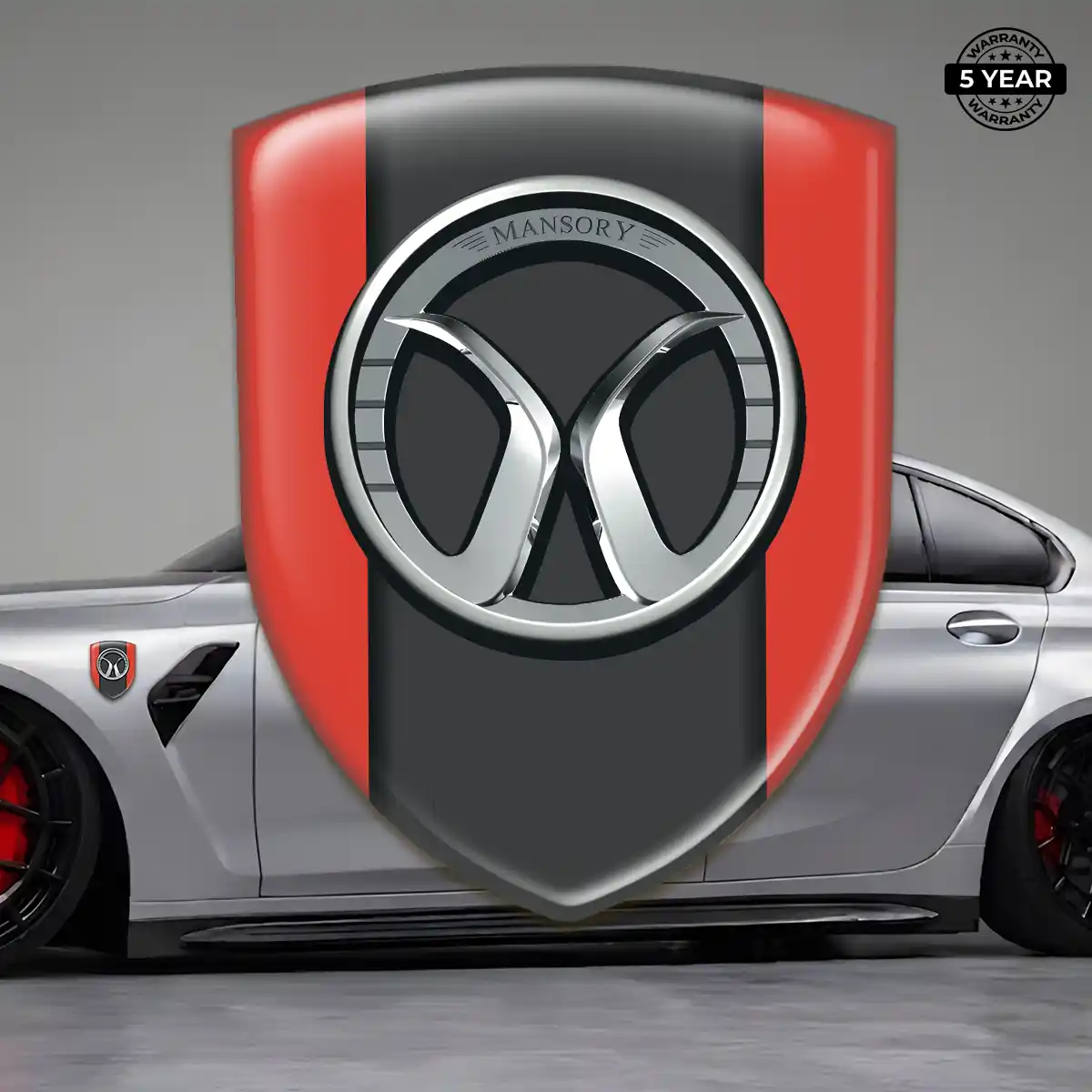 Mansory Automotive Logo Sticker Resin Elite