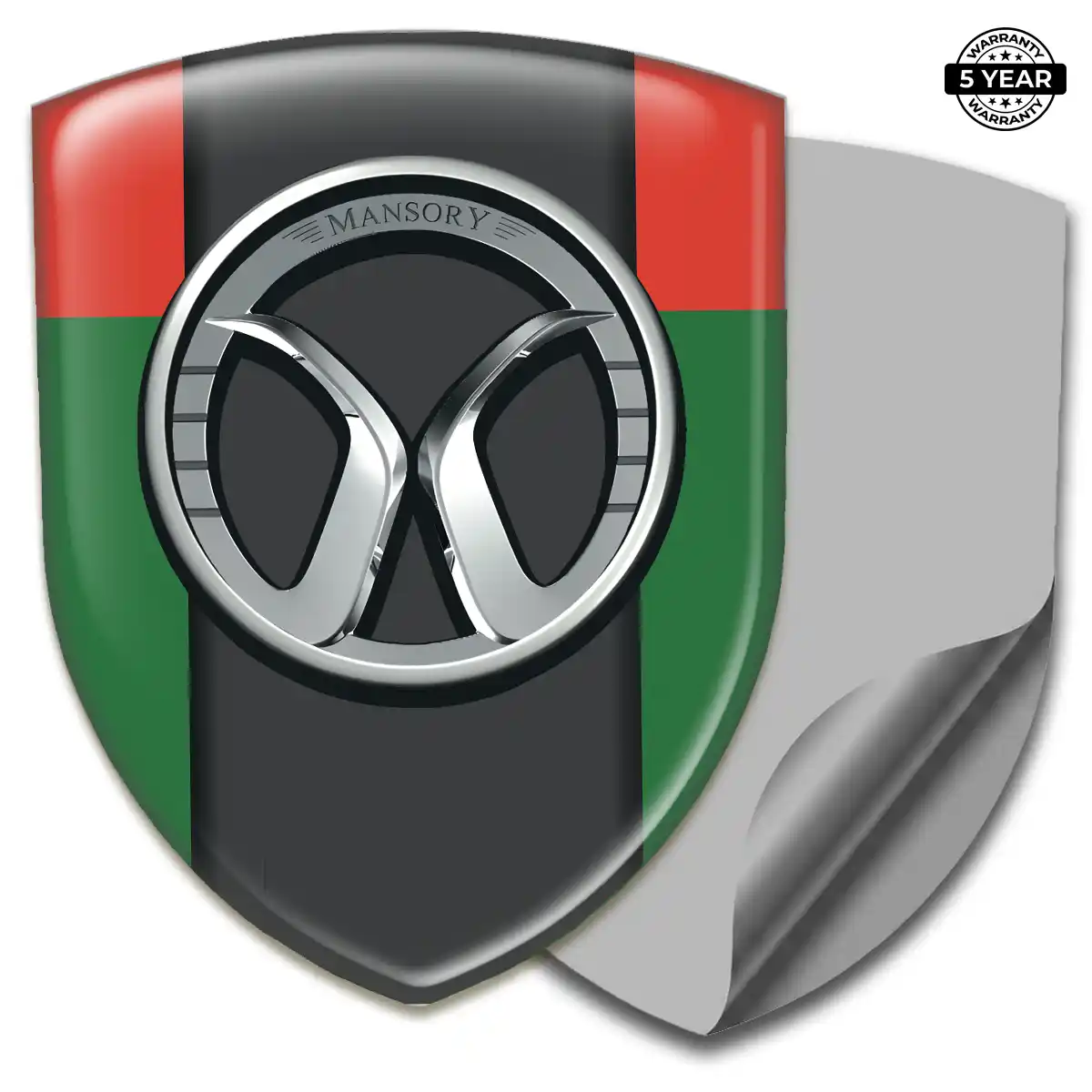 Mansory Automotive Logo Sticker Resin Luxe