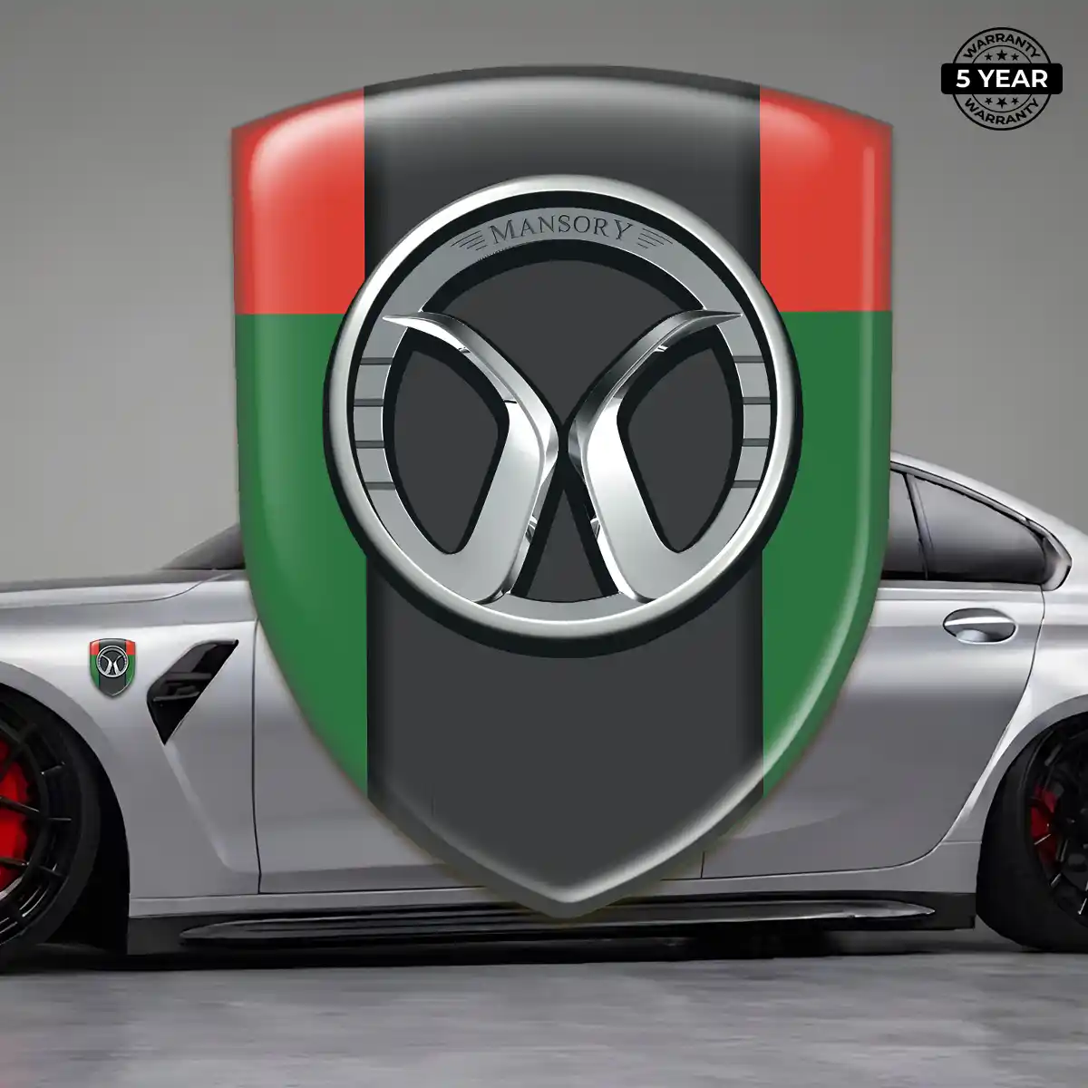 Mansory Automotive Logo Sticker Resin Luxe