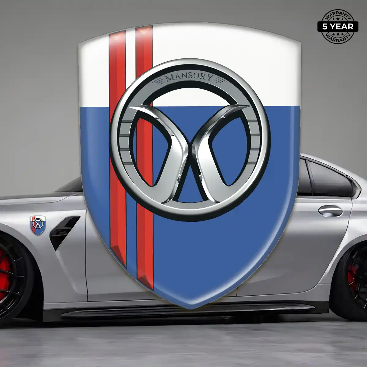Mansory Automotive Logo Sticker Sleek Style