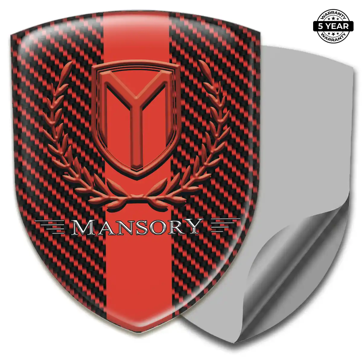 Mansory Automotive Resin Decal Premium Dome