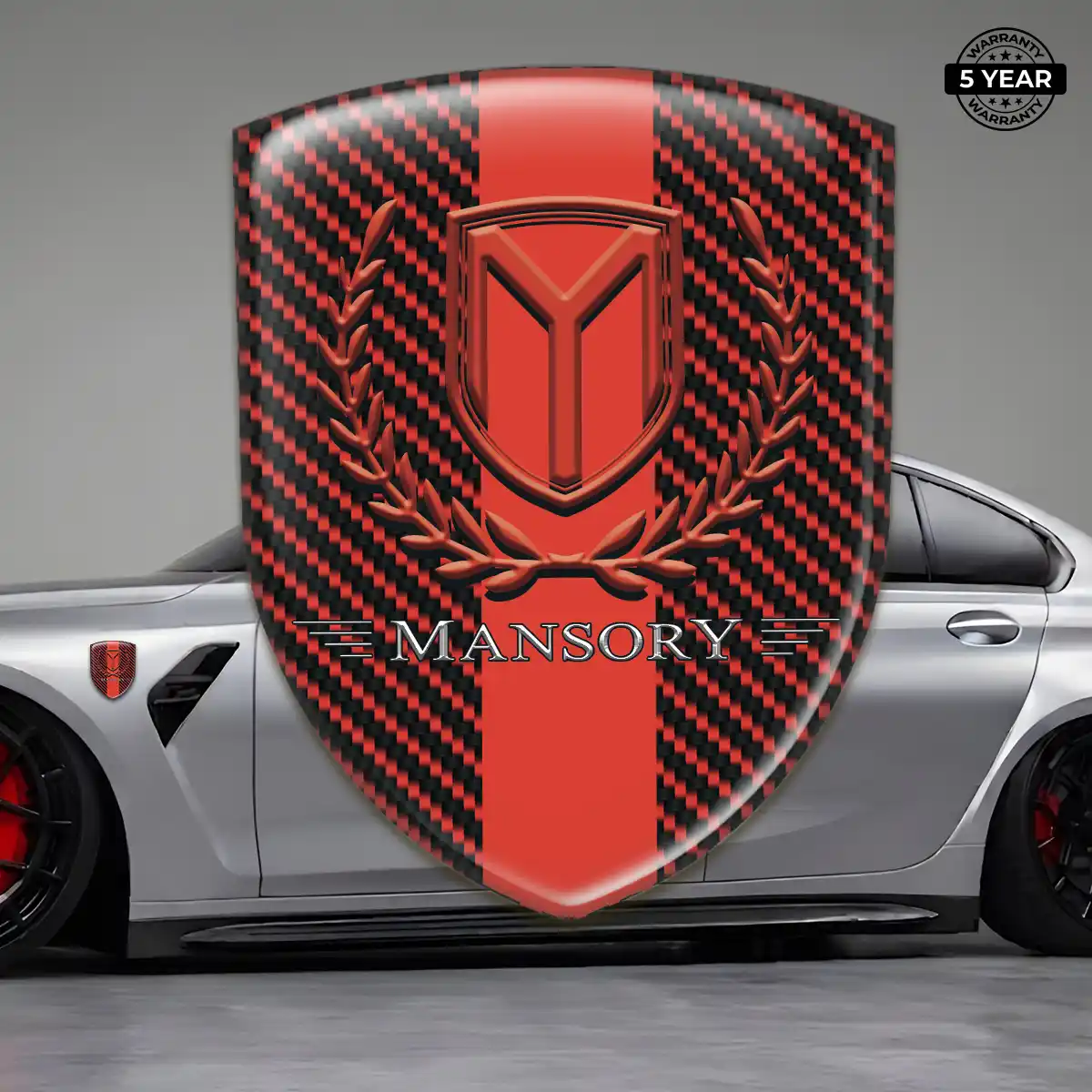 Mansory Automotive Resin Decal Premium Dome
